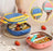 kids Premium Imported Lunch Box with Partitions – Leakproof Stylish keep meal fresh and warm