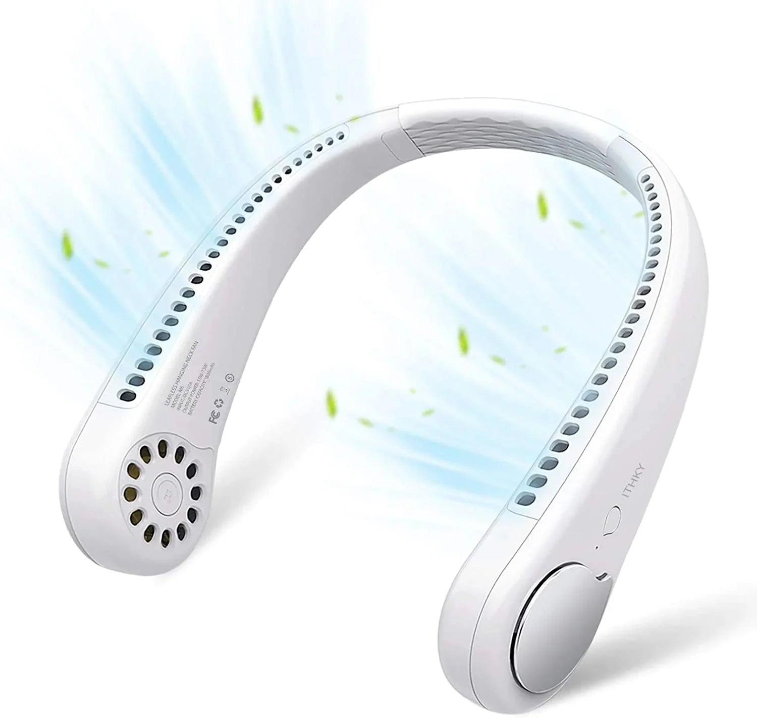 Arctic Air Freedom Personal Air Cooler - Portable 3-Speed Neck Fan, Hands-Free Wearable Design,USB rechargeable fan, wearable cooling device and summer cooling gadget, Cordless and Rechargeable Compact and Lightweight - With Comfort-Chill Technology Glowngoodz