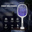 Rechargeable Mosquito Zapper Racket with UV Light Stand – Ultimate Insect Killer
