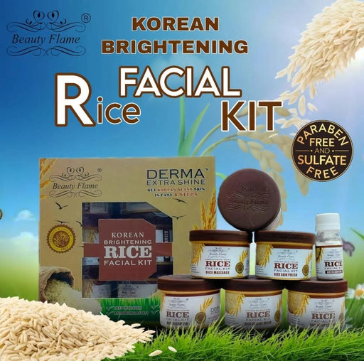Korean Brightening Glass Instant Rice Facial Kit_A Glow Booster